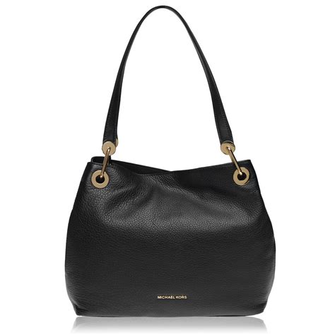 michael kors raven leather tote|Michael Kors raven tote bag.